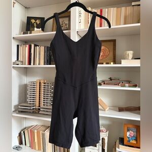 LULULEMON athletica Black Romper Bodysuit